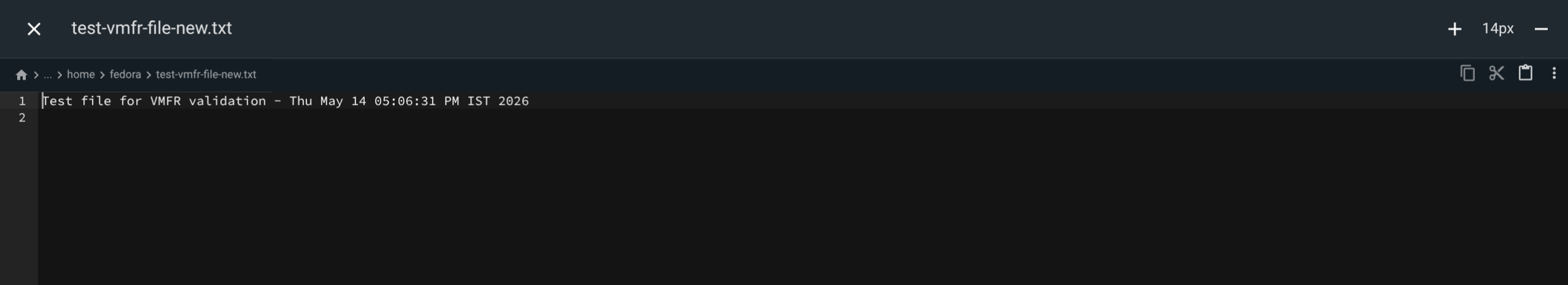 File preview in the file browser